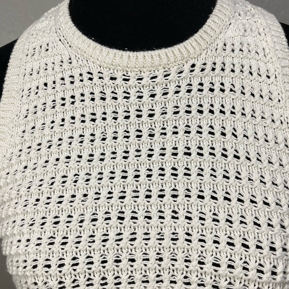 Madewell Crochet-Knit Crewneck Sweater Small - Picture 3 of 7